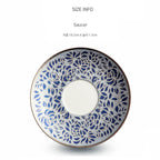 [Gung] Blue 4-Piece Coffee set, Serving for 2 - HANKOOK