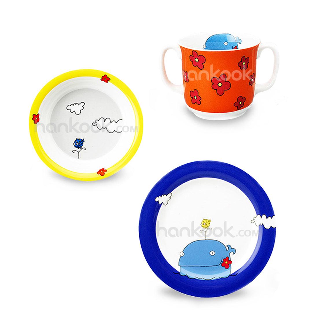 [Trip to the Sea Kid's] 3pc Dinner set-BACK ORDER - HANKOOK