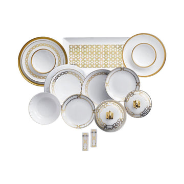 [Hwang Sil] 20-Piece Home set  Serving for 2 - HANKOOK