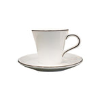 [Platinum Edge] Espresso Cup & Saucer - HANKOOK