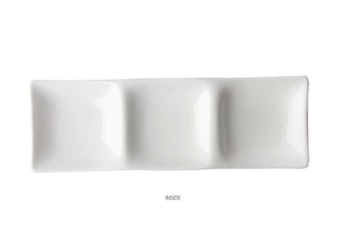 [Simple Design] 3 Divided Plate for side dishes - HANKOOK
