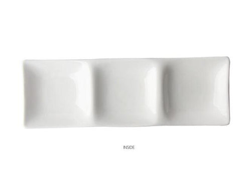 [Simple Design] 3 Divided Plate for side dishes - HANKOOK
