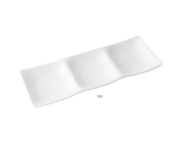 [Simple Design] 3 Divided Plate for side dishes - HANKOOK
