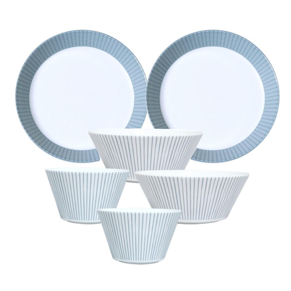 [Cozy Blue] Gift set, Serving for 2 - HANKOOK