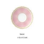 [Royal Pastel] Pink Coffee/Tea Set, Serving for 2 with Tea Pot - HANKOOK