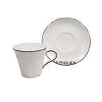[Platinum Edge] Espresso Cup & Saucer - HANKOOK