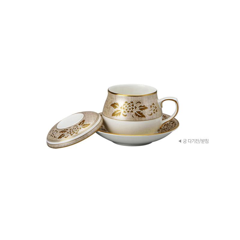 [Gung] 8-Piece Tea set, Serving for 2 - HANKOOK