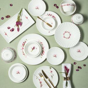 [Rose Day] 24-Piece Home set, Serving for 4 - HANKOOK