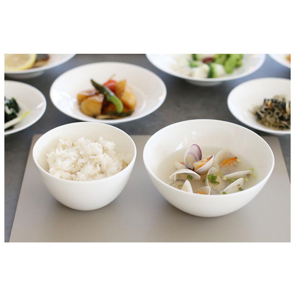 [Whitebloom] 4-Piece Rice Bowl & 4-Piece Soup Bowl - HANKOOK