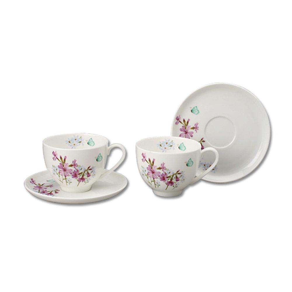 [Field Flower] Primrose Coffee set, Serving for 2 - HANKOOK