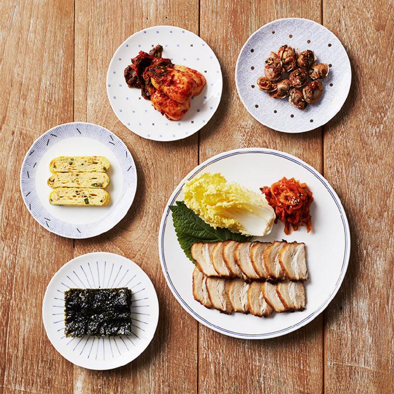 [Moire] 5" Plate set, 4pcs - HANKOOK