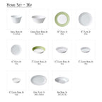 [Lime] 36-Piece Home set, Serving for 6 - HANKOOK