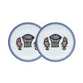 [Five Loaves and Two Fish] Round Plate, 2pcs - HANKOOK