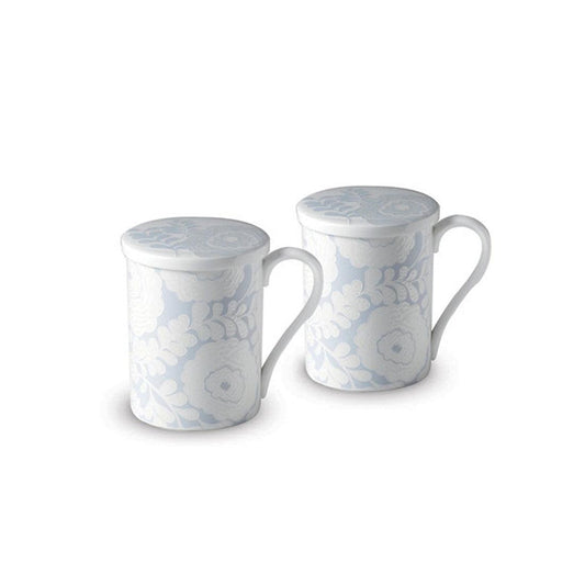 [Ciel Blue] Mug 4-Piece set with Cover, Serving for 2 - HANKOOK