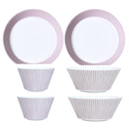 [Cozy Pink] 6-Piece Dinnerware Set