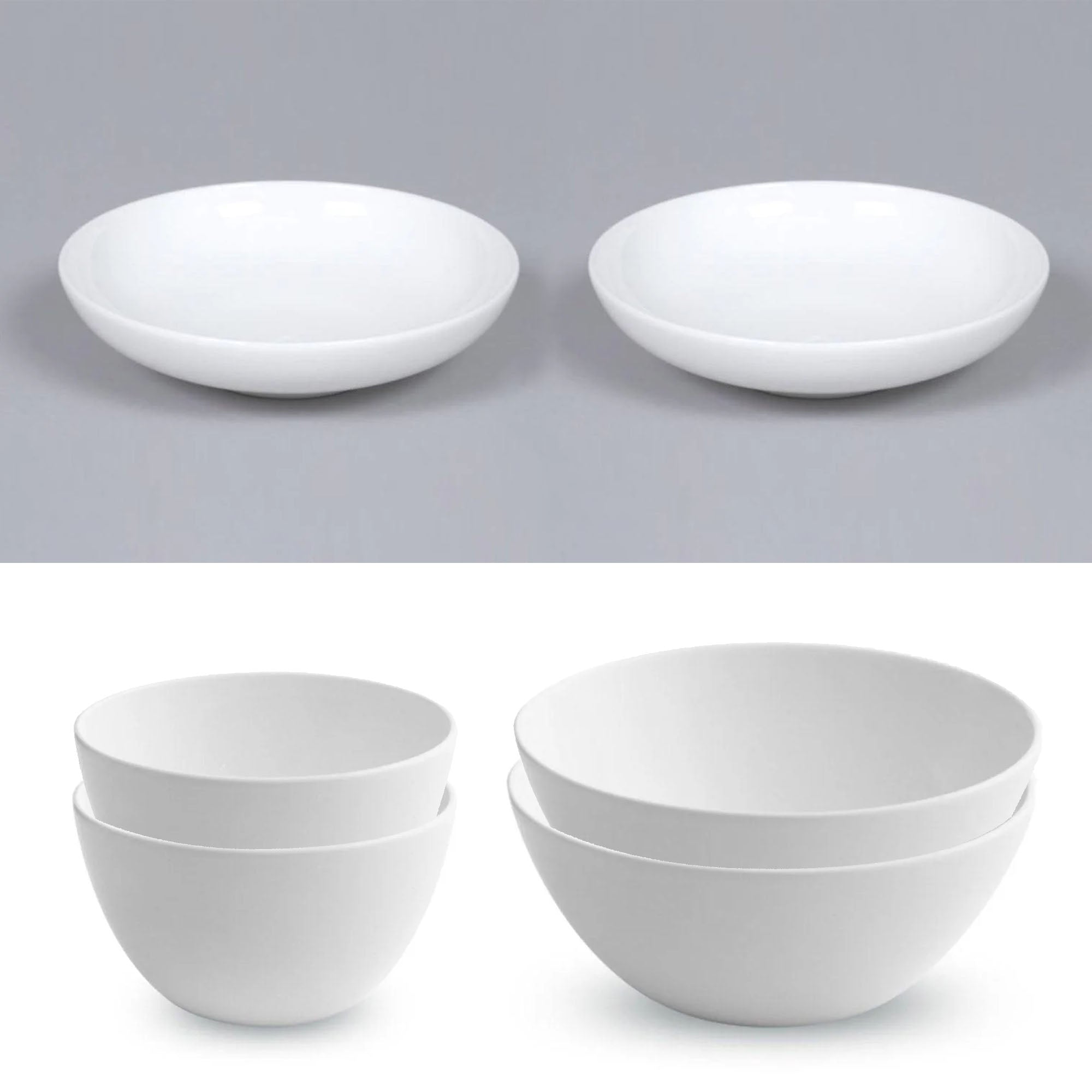 Moire Blanc Dinnerware Set (6pc)
