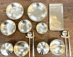 [Napcheong-Yugi] Oaksikgi 18-Piece Dinner Set for 2 - HANKOOK