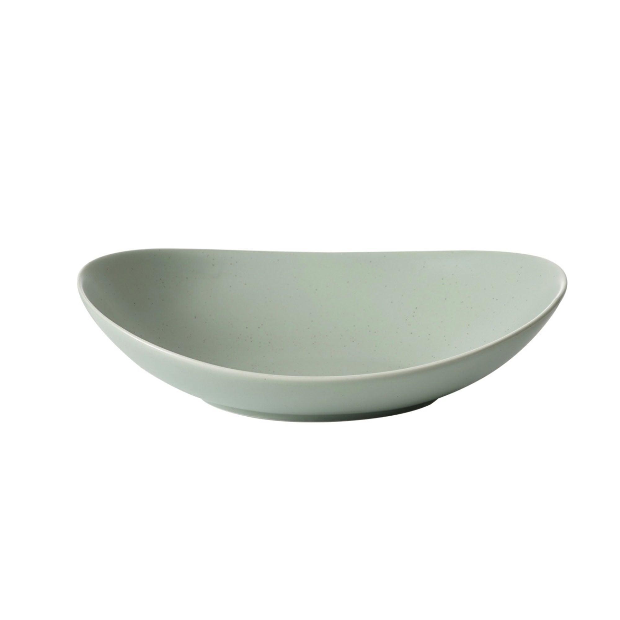 [Maison de Palette] 2pc 10" Oval Salad Bowl (Moss Green) - HANKOOK