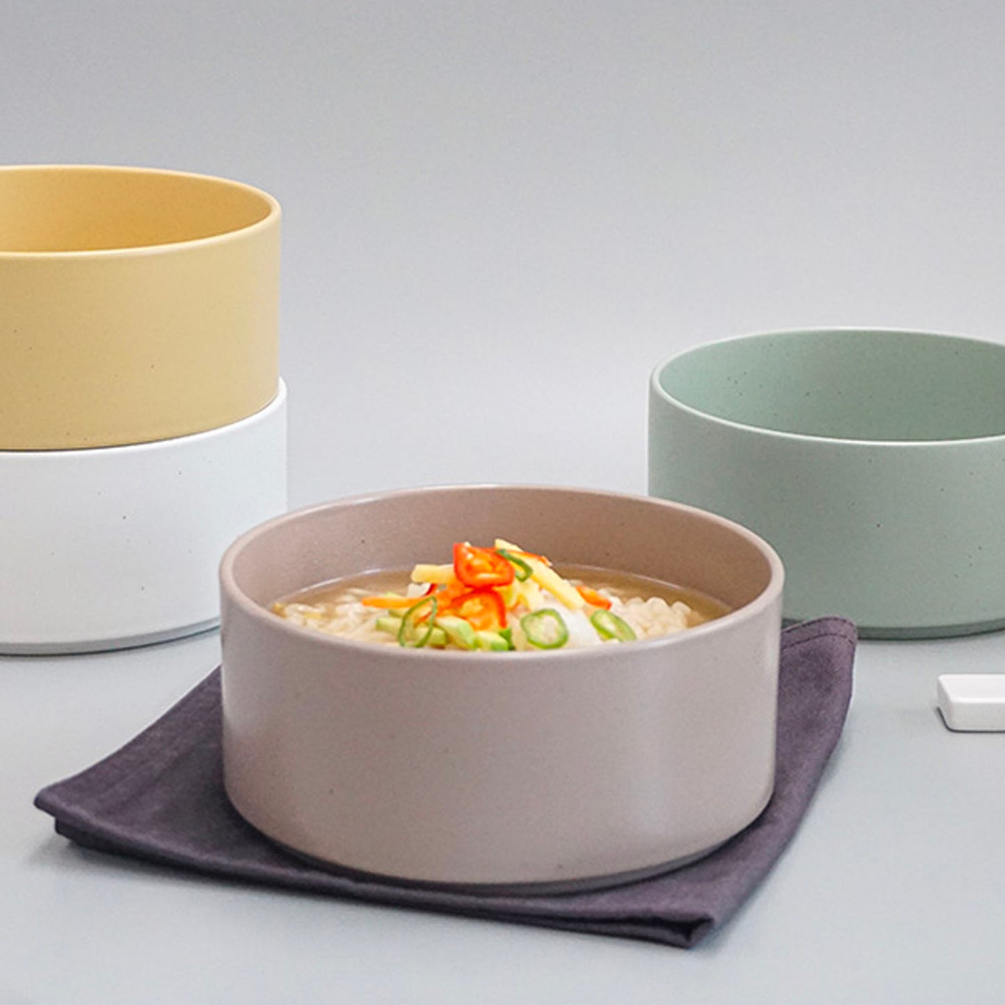 [Maison de Palette] Noodle Bowls (4pc) (Multicolor)