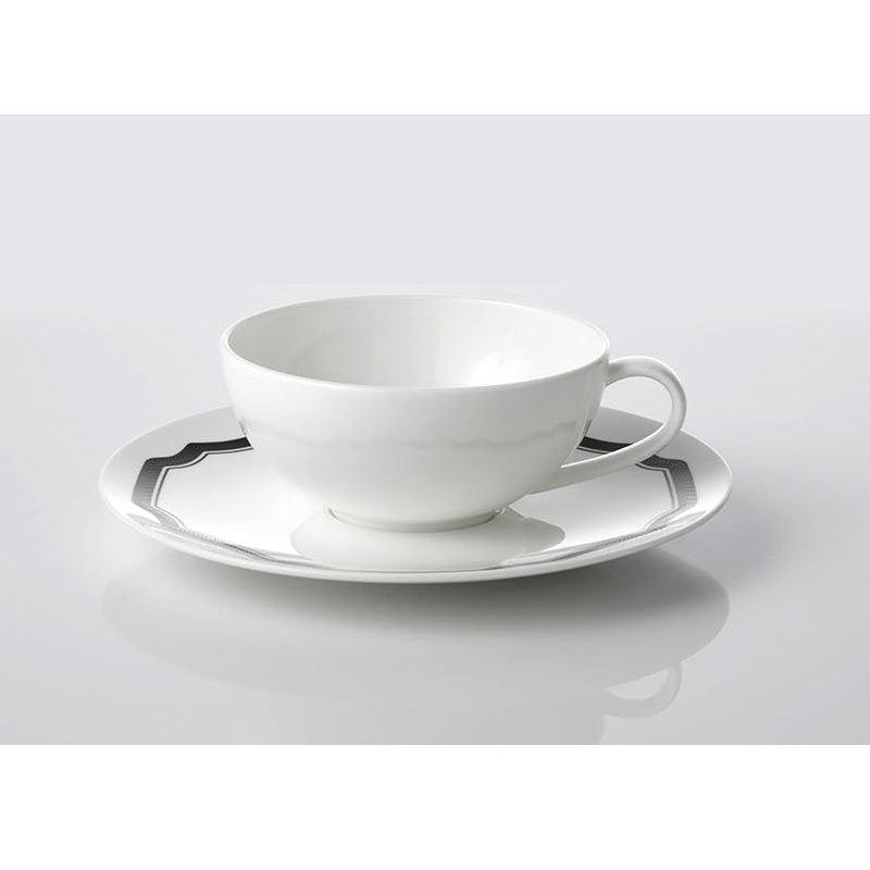 [Whitebloom] Black edition Origin Tea Cup and Saucer 1set - HANKOOK