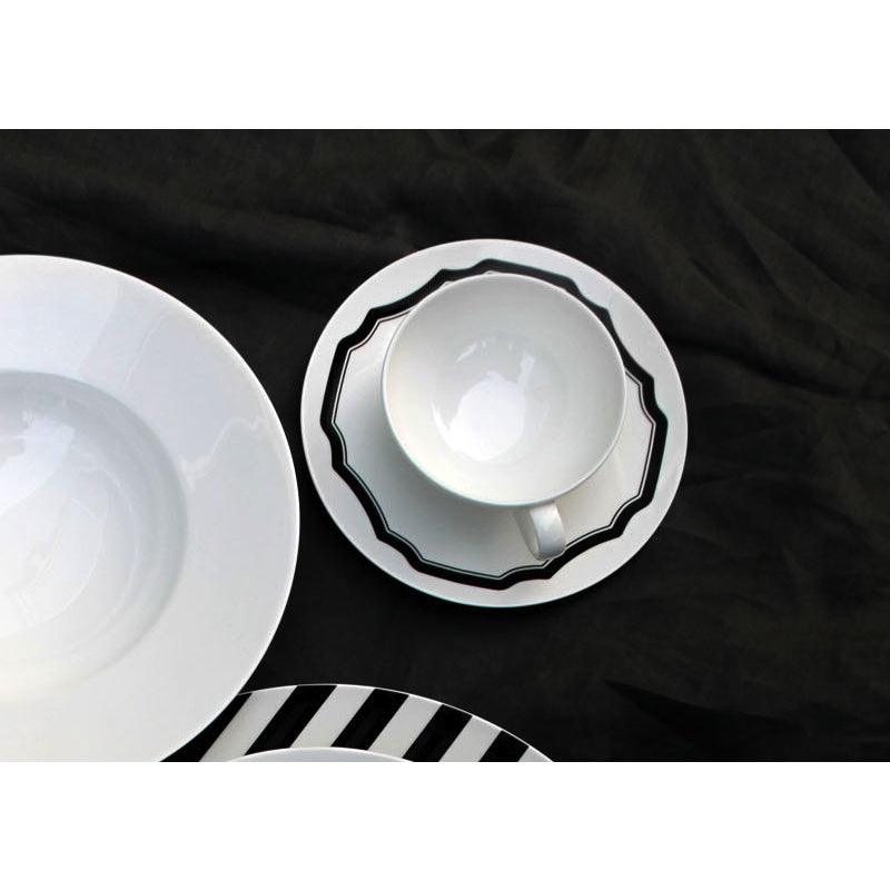 [Whitebloom] Black edition Origin Tea Cup and Saucer 1set - HANKOOK