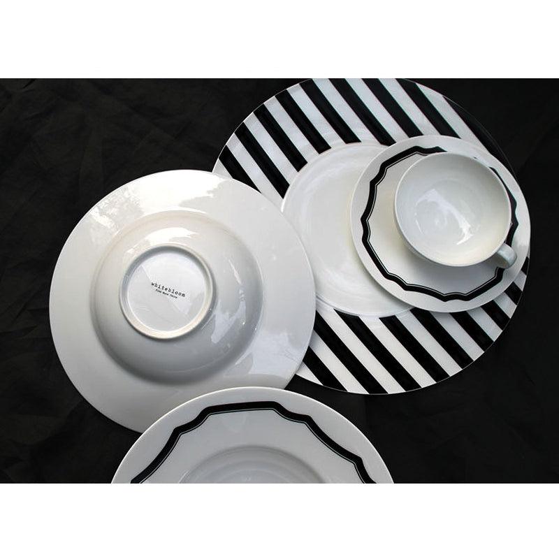 [Whitebloom] Black edition Origin Tea Cup and Saucer 1set - HANKOOK