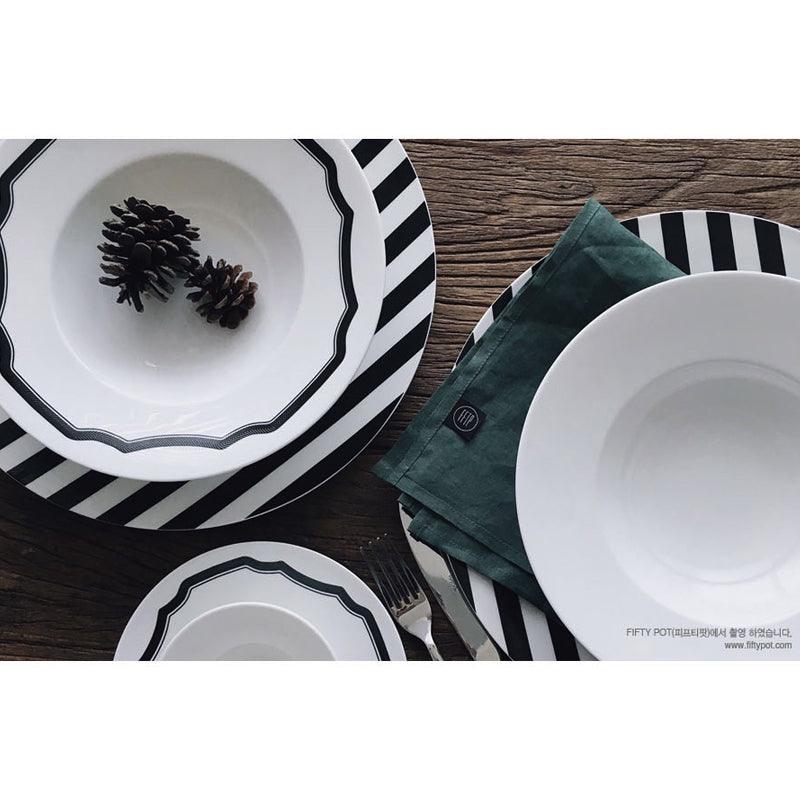 [Whitebloom] Black edition Origin Tea Cup and Saucer 1set - HANKOOK