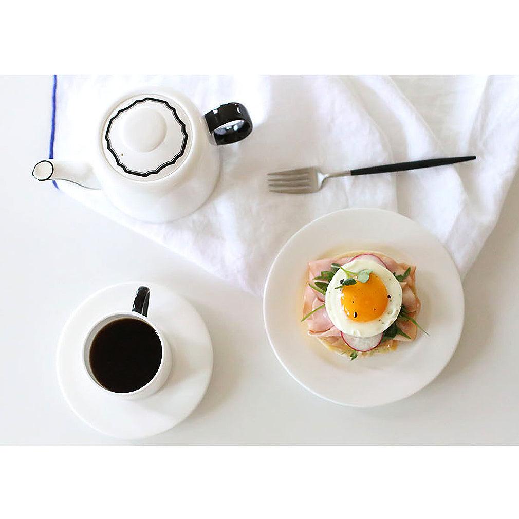 [Whitebloom] Black Edition Slow Morning Teapot - HANKOOK