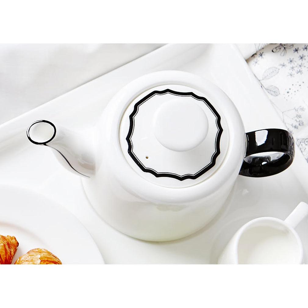 [Whitebloom] Black Edition Slow Morning Teapot - HANKOOK