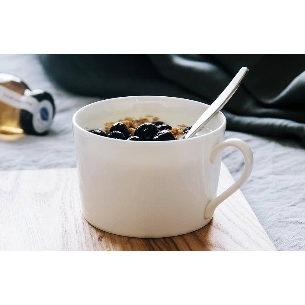 [Whitebloom] Breakfast teacup/saucer - HANKOOK