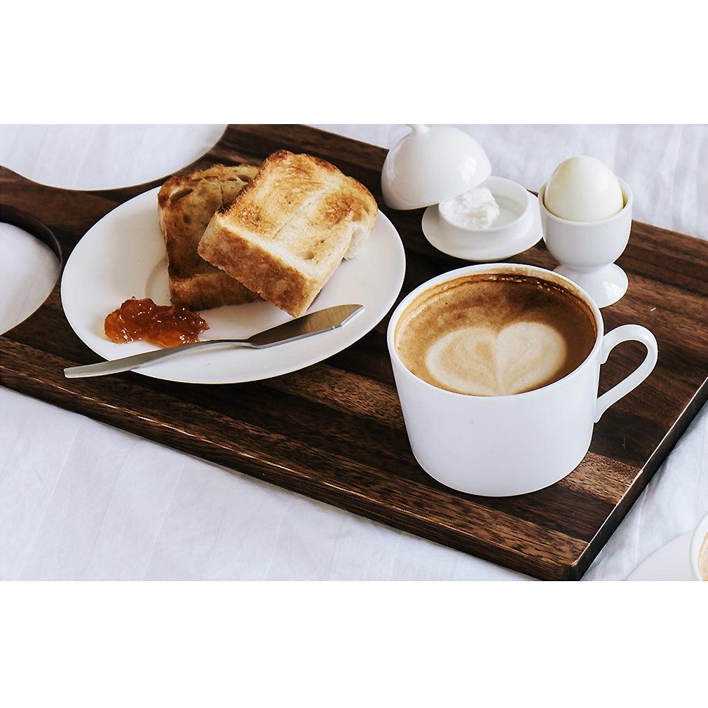 [Whitebloom] Breakfast teacup/saucer - HANKOOK