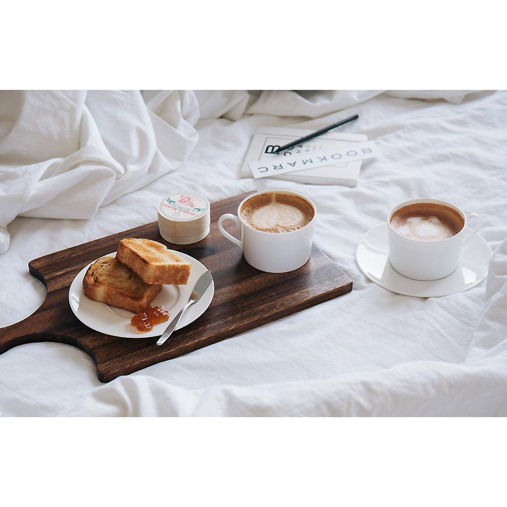 [Whitebloom] Breakfast teacup/saucer - HANKOOK