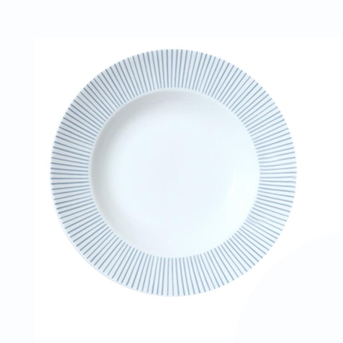 [Cozy Blue] 9" Pasta Bowl (Line), 1pc - HANKOOK