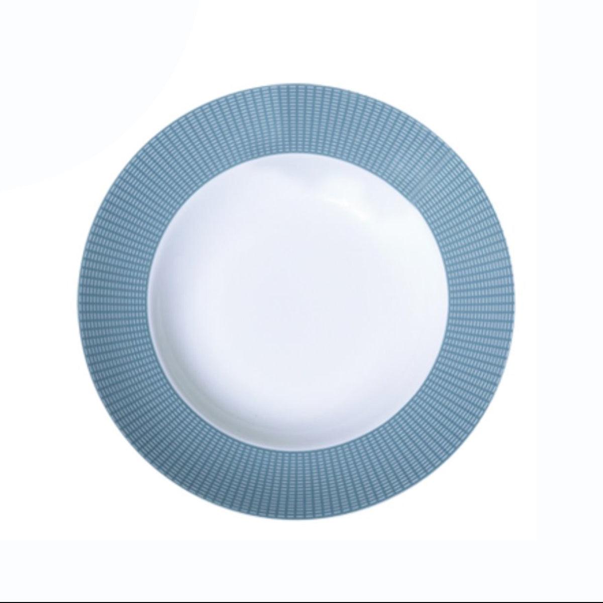 [Cozy Blue] 9" Pasta Bowl (Pattern), 1pc - HANKOOK