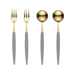 [Bogen] Eiffel Gold 2 Tea Fork & 2 Tea Spoon - HANKOOK
