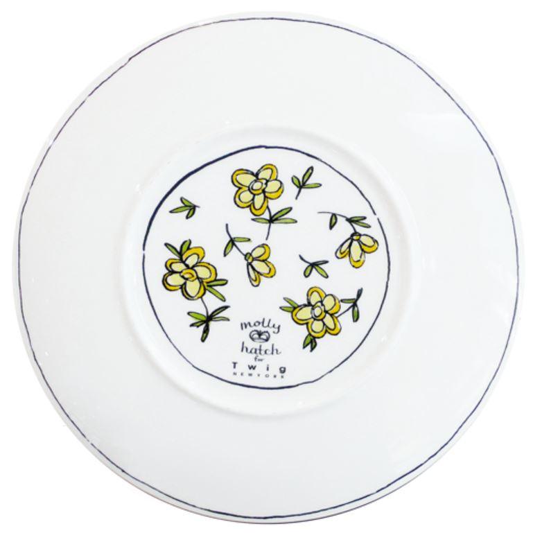 [Twig New York] Heritage - Daisy Chain - 8 in. Salad Plate - HANKOOK