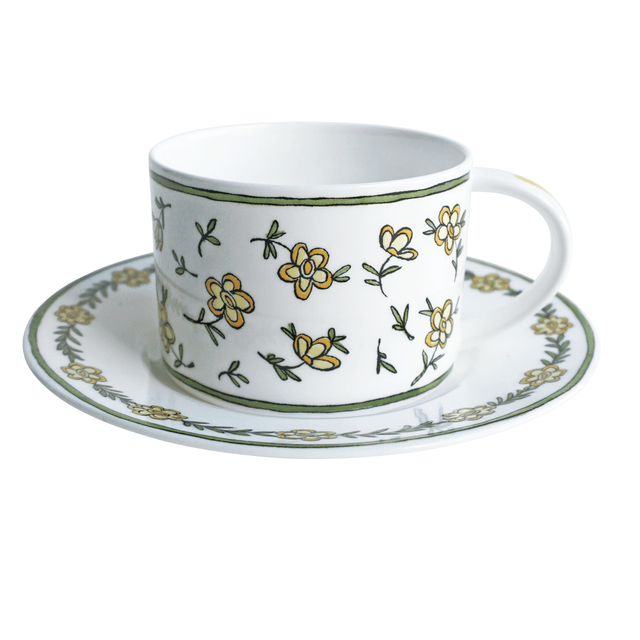 [Twig New York] Daisy Chain Cup and Saucer - HANKOOK