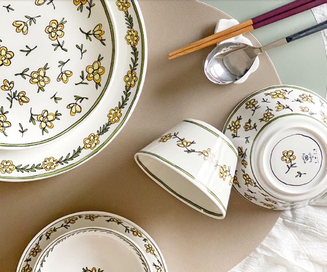 [Twig New York] Daisy Chain Assorted Canape Dish set, 3pcs (S, M, L) - HANKOOK