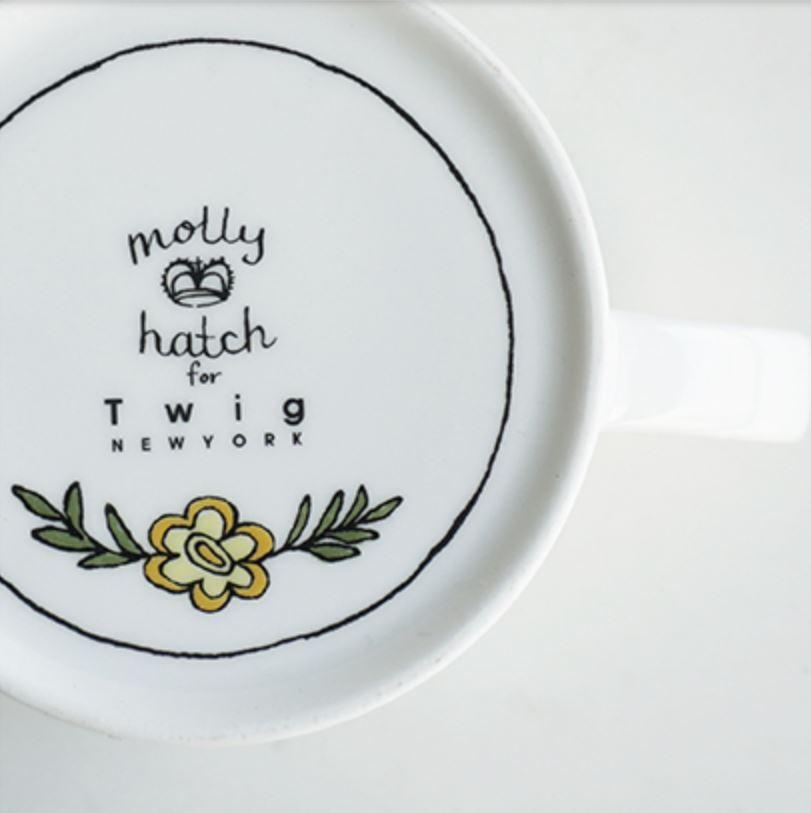 [Twig New York] Daisy Chain Cup and Saucer - HANKOOK