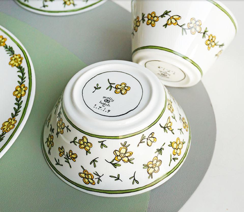 [Twig New York] Daisy Chain Cereal and Soup Bowl - HANKOOK