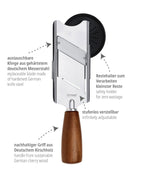 [Triangle] Fine Slicer PLUM wood with End Holder, in Gift Box - HANKOOK