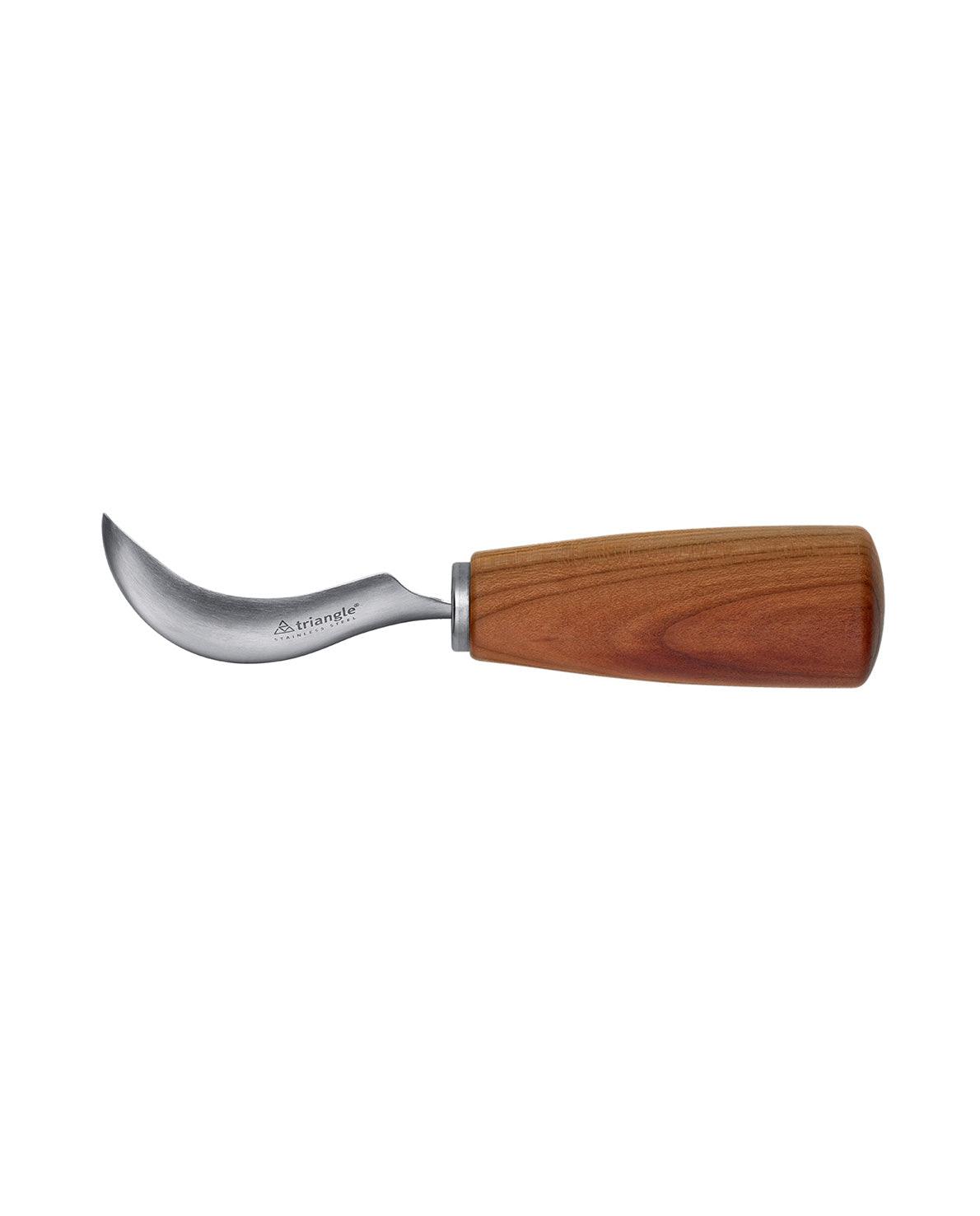 [Triangle] Fruit Spoon PLUM wood, in Gift Box - HANKOOK