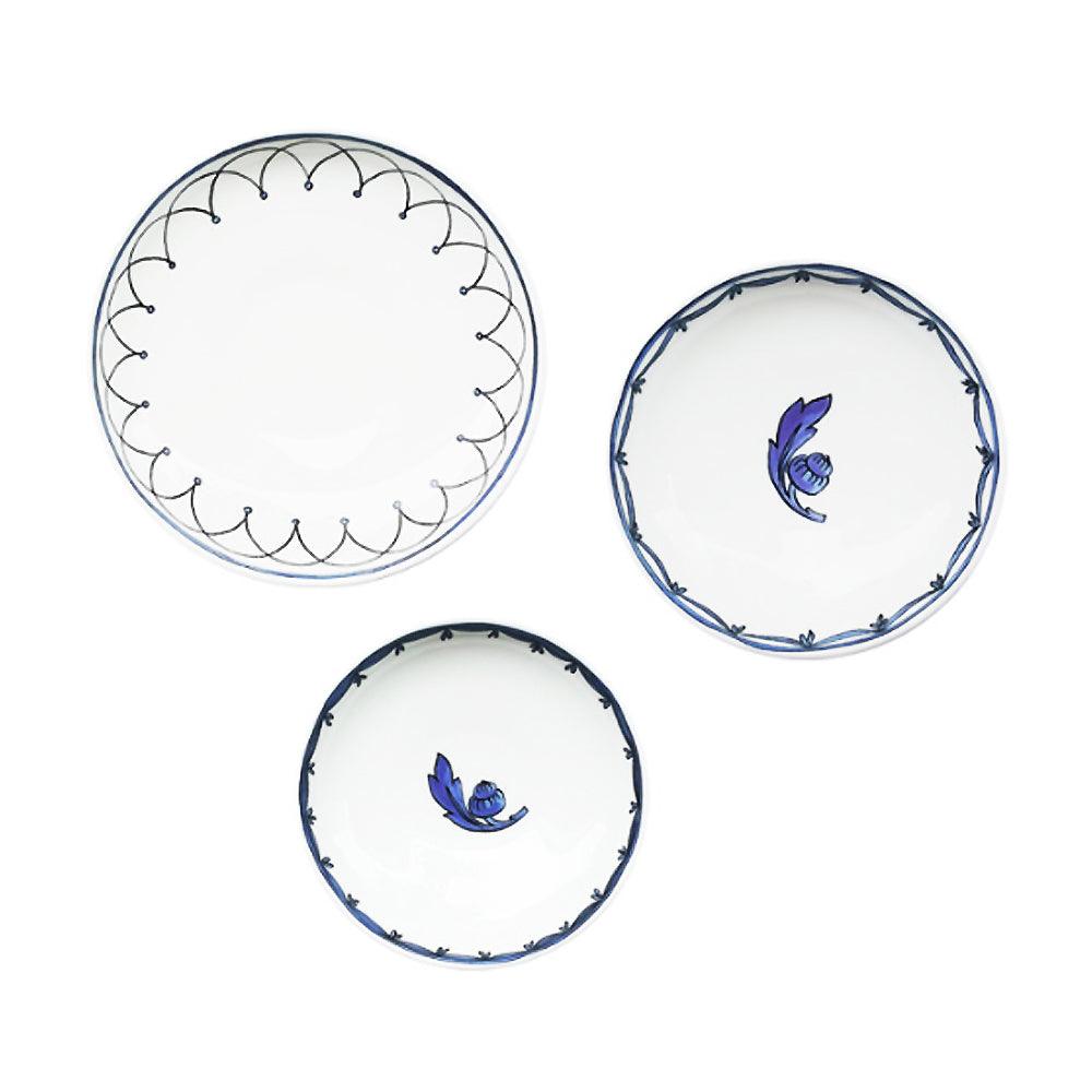 [Twig New York] Blue Bird Acssent Canape Dish set, 3pcs (S, M, L) - HANKOOK