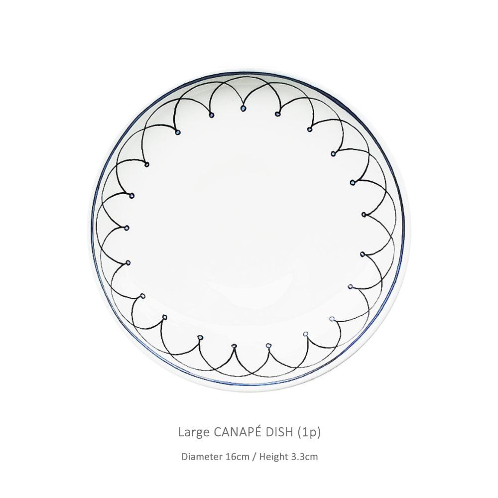 [Twig New York] Blue Bird Acssent Canape Dish set, 3pcs (S, M, L) - HANKOOK