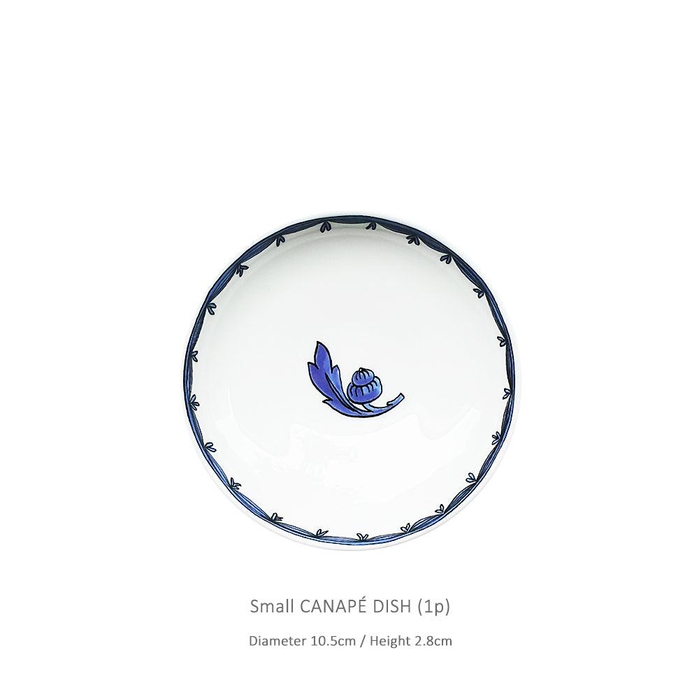 [Twig New York] Blue Bird Acssent Canape Dish set, 3pcs (S, M, L) - HANKOOK