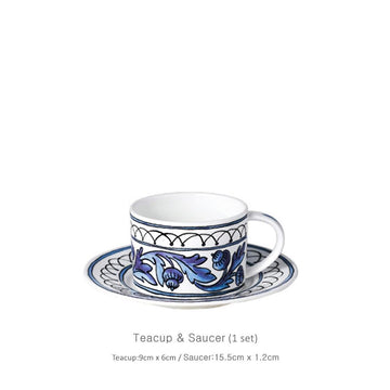 [Twig New York] Blue Bird Tea Cup and Saucer - HANKOOK