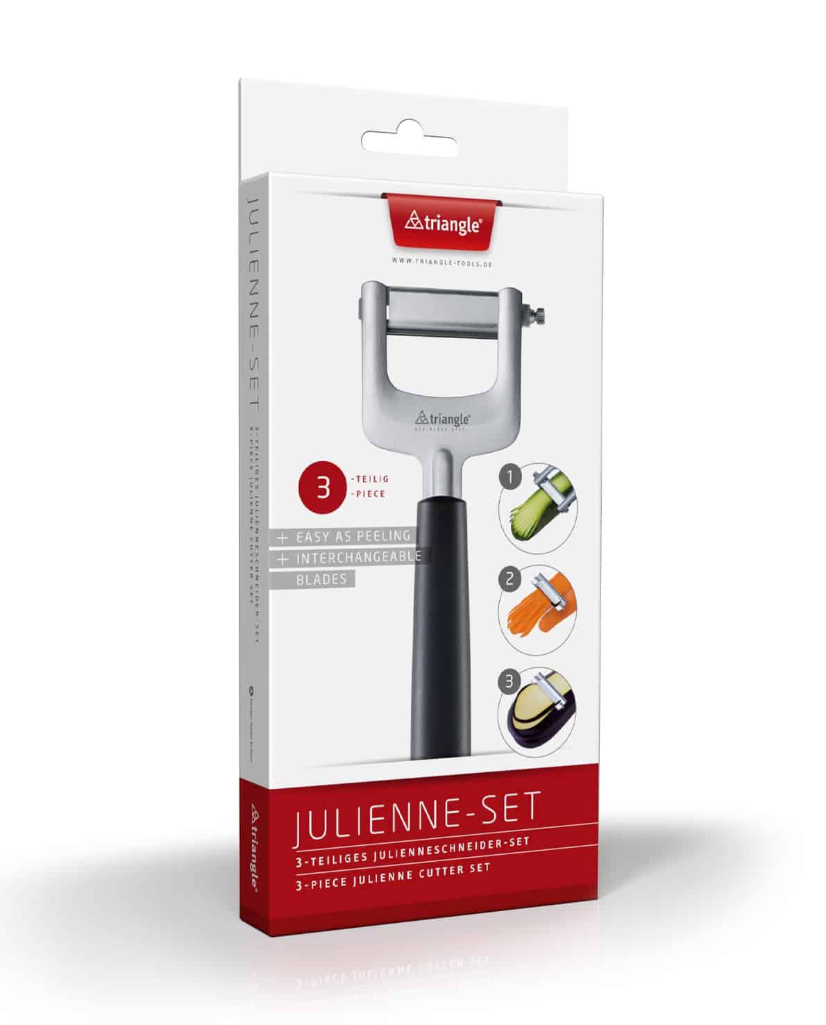 [Triangle] Julienne Cutter set, 3pcs - HANKOOK