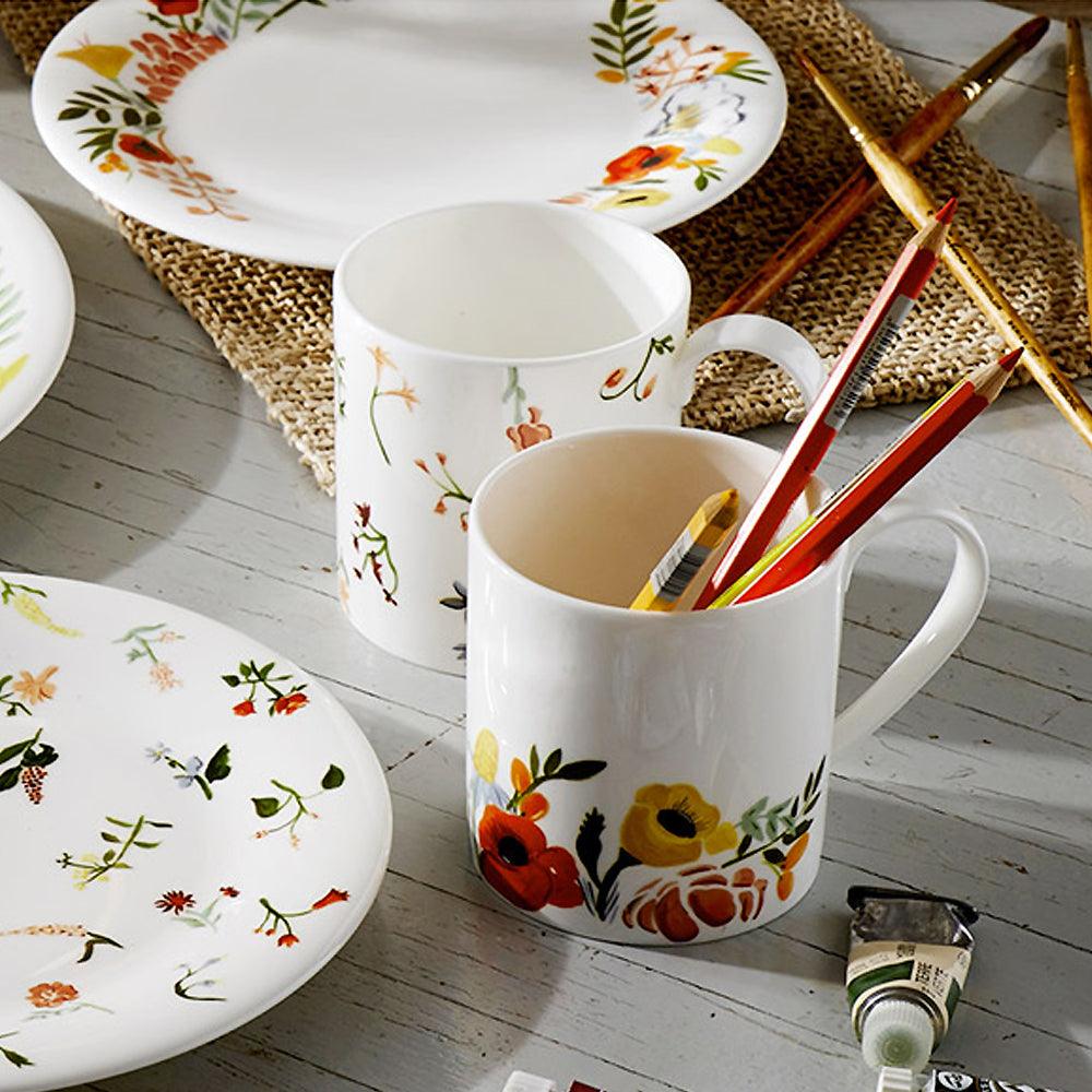 [Twig New York] Language of Flowers Mug set, 2pcs (A & B) - HANKOOK