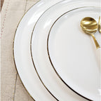 [Microwave Safe Gold] Nordic Plate, 3 different sizes - HANKOOK