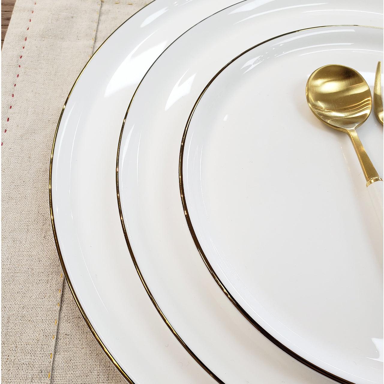 [Microwave Safe Gold] Nordic Plate, 3 different sizes - HANKOOK